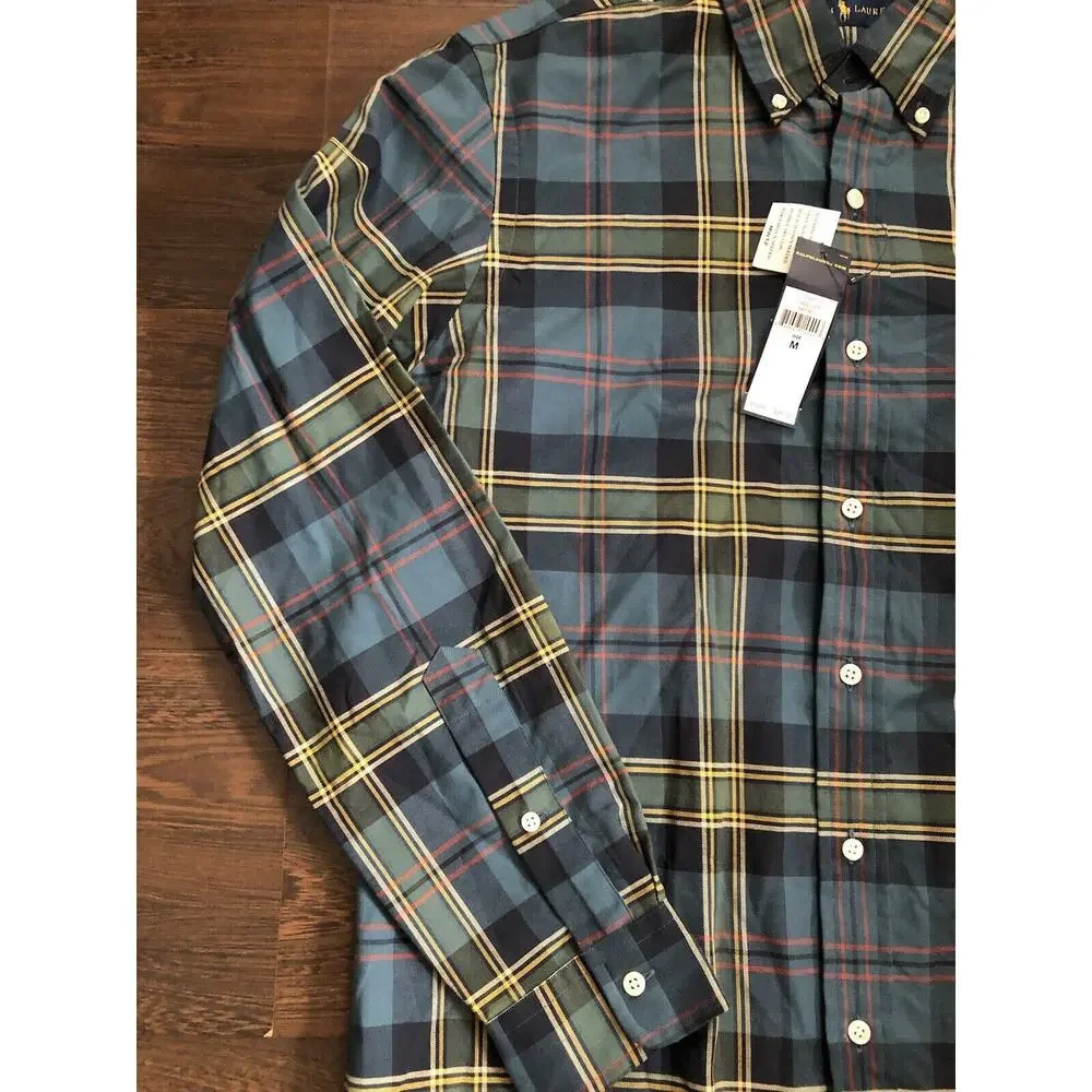 Polo Ralph Lauren Pony Logo Long Sleeve Classic Fit Button Down Shirt Men’s SzM